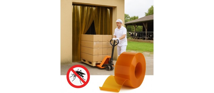 La última revolución en cortinas de lamas de PVC antiinsectos